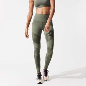 ALO YOGA High-waist Moto Legging, Jungle